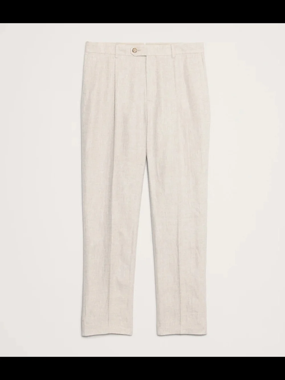 Banana Republic Men's Tailored Pants in Light Beige/flax